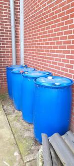 Vaten te gebruiken als regenton of waterbak, Tuin en Terras, Regentonnen, 150 liter of meer, Ophalen, Zo goed als nieuw, Kunststof