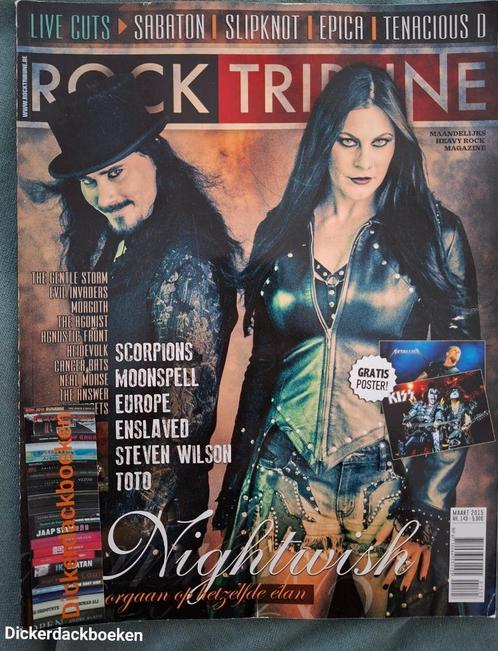 Rock Tribune nr 143, 2015; Nightwish, Scorpions, Europe +, Verzamelen, Muziek, Artiesten en Beroemdheden, Gebruikt, Boek, Tijdschrift of Artikel