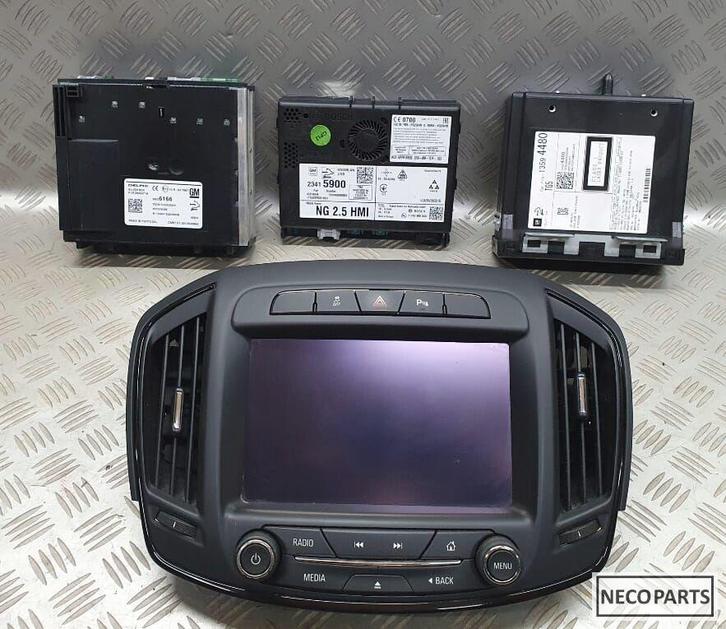 OPEL INSIGNIA FACELIFT NAVIGATIE RADIO ALLES LEVERBAAR, Auto-onderdelen, Carrosserie en Plaatwerk, Achterklep, Opel, Achter, Gebruikt