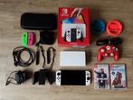 Nintendo Switch OLED in Top Staat + Spellen + Veel Extra's, Switch OLED, Met games, Met 2 controllers, Ophalen of Verzenden