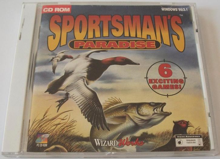 PC Game *** SPORTMAN'S PARADISE ***, Spelcomputers en Games, Games | Pc, Zo goed als nieuw, Sport, 1 speler, Vanaf 3 jaar, Ophalen of Verzenden