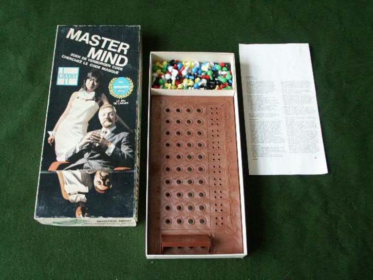 Mastermind ( oude versie ), Hobby en Vrije tijd, Gezelschapsspellen | Bordspellen, Gebruikt, Een of twee spelers, Ophalen of Verzenden