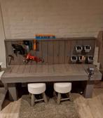 Houten Kinder Werkbank met krukjes, Ophalen, Gebruikt
