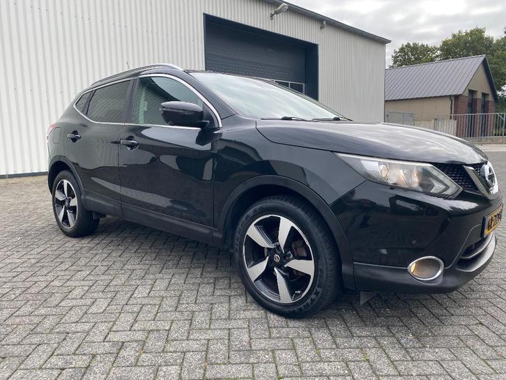 Nissan Qashqai 1.2 Dig-t 85KW 2WD 2015 Zwart, Auto's, Nissan, Bedrijf, Qashqai, 360° camera, ABS, Achteruitrijcamera, Adaptive Cruise Control