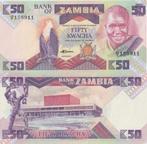 ZAMBIA 1986 50 kwacha #28a UNC, Postzegels en Munten, Bankbiljetten | Afrika, Zambia, Verzenden