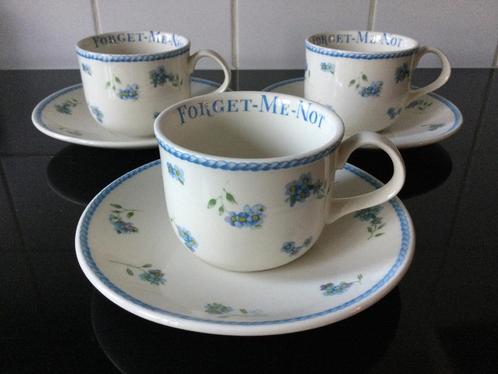 Libelle Forget me not kop en schotels Marjolein Bastin (3), Huis en Inrichting, Keuken | Servies, Zo goed als nieuw, Kop(pen) en/of Schotel(s)