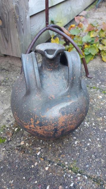 Vintage aardewerk greskruik uit Frankrijk  beschikbaar voor biedingen