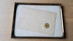 Antiek fotolijstje met bewerkte hoeken gemerkt Jyden., Ophalen of Verzenden