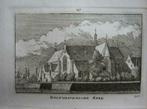 147 / Delfshaven de Kerk kopergravure 18e Eeuw, Antiek en Kunst, Ophalen of Verzenden