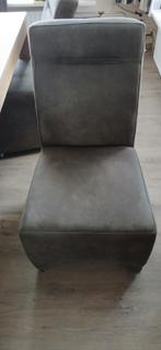 6 Mooie  nette antraciet eettafel stoelen, Ophalen of Verzenden, Zo goed als nieuw, Eén, Modern