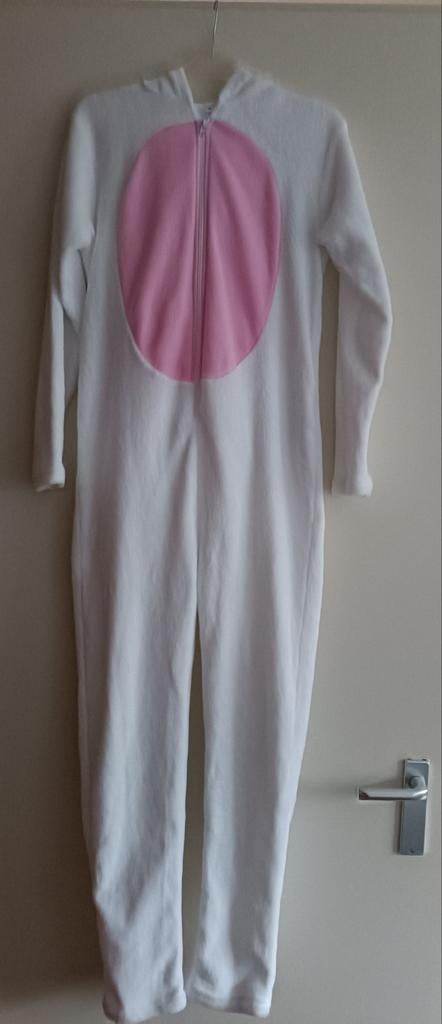Onesie konijn, Ophalen of Verzenden, Gedragen, Maat 36 (S), Wit