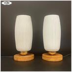 Set bedlampjes Tafellampen Lampen Prijs per set, Vintage, Ophalen of Verzenden, Zo goed als nieuw, Nb