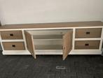 TV Dressoir Kast, 25 tot 50 cm, 200 cm of meer, Landelijk, Eikenhout