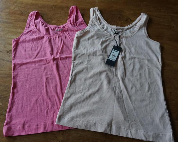SETPRIJS! NIEUW! Twee hemdjes / singlet roze (mt S) EKSEPT, Kleding | Dames, Tops, Nieuw, Maat 36 (S), Roze, Zonder mouw, Ophalen of Verzenden