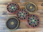 Vintage Onderzetters 5 stuks, jaren 70 , nieuwstaat, Huis en Inrichting, Keuken | Potten en Pannen, Ophalen of Verzenden, Zo goed als nieuw