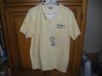 heel leuk geel shirt korte mouw cross ic hatch maat xl zgan, Ophalen of Verzenden, Zo goed als nieuw, Maat 56/58 (XL), Geel