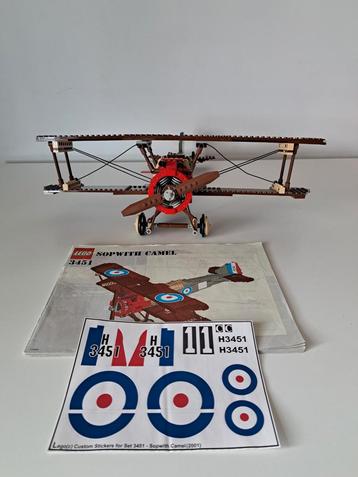Lego 3451 Sopwith Camel Vliegtuig beschikbaar voor biedingen