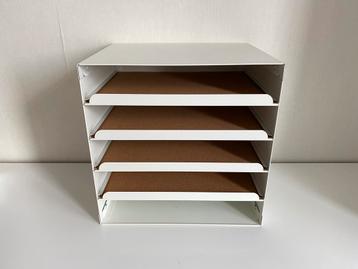 IKEA KVISSLE witte kurk brievenbak bureau papier organizer beschikbaar voor biedingen