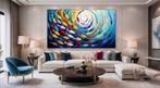Glicée kunstwerk schilderij | 'Dance of Echoes' | Nieuw, Ophalen of Verzenden