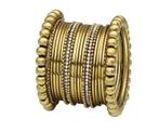 Goudkleurig Indiase armbanden 2.4 set - nieuw bollywood, Sieraden, Tassen en Uiterlijk, Verzenden, Nieuw, Goud, Overige materialen