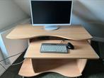 Computer bureau verrijdbaar, Huis en Inrichting, Ophalen, Met wielen, Gebruikt, Bureau