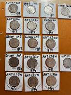 WILHELMINA 17 GULDENS  NED-ANT- CURACAO  FOTO/ADV, 1 gulden, Zilver, Koningin Wilhelmina, Verzenden