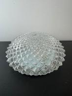 Vintage plafondlamp glas plafonnière Art Deco, Huis en Inrichting, Lampen | Plafondlampen, Ophalen of Verzenden, ?, ?, ?