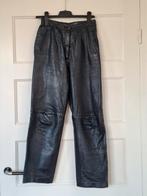 Leren broek maat 34, Ophalen of Verzenden, Zo goed als nieuw, Zwart, Lang
