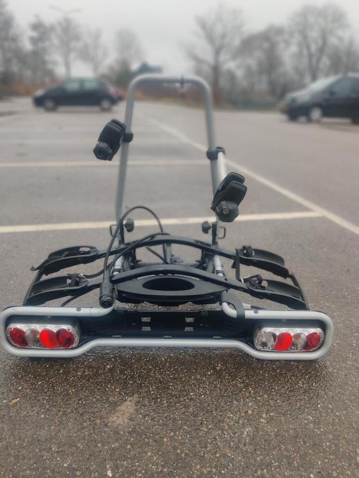 Fietsendrager Thule 9078101, EUROCLICK., Auto diversen, Fietsendragers, Gebruikt, Trekhaakdrager, 2 fietsen, Ophalen