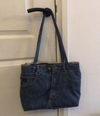 Handtas spijkerstof, Ophalen of Verzenden, Zo goed als nieuw, Blauw, Handtas