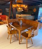 Alpen Stube set | Oostenrijkse eethoek | Hoekbank Hout, Huis en Inrichting, Ophalen