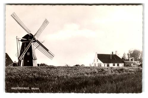Aagtekerke, Molen, Verzamelen, Ansichtkaarten | Nederland, Ongelopen, Zeeland, 1960 tot 1980, Verzenden