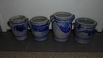 4 keulse potten, doorsnee13H18 - 14H17 - 15H22 - 15H17 cm, Ophalen of Verzenden