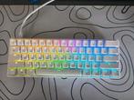 Hk gk61 gaming keyboard 60% wit, Computers en Software, Toetsenborden, Ophalen of Verzenden, Zo goed als nieuw