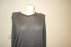 High knit High Use gebreide trui grijs label achterkant M, Maat 38/40 (M), Verzenden, High use, Zo goed als nieuw