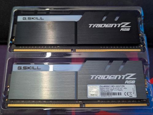G.Skill Trident Z RGB DDR4 32GB (2x16GB) 4000MHz, Computers en Software, RAM geheugen, Gebruikt, Desktop, 32 GB, DDR4, Ophalen of Verzenden