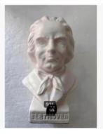 2 x beeld Beethoven, prijs per stuk, Antiek en Kunst, Ophalen of Verzenden