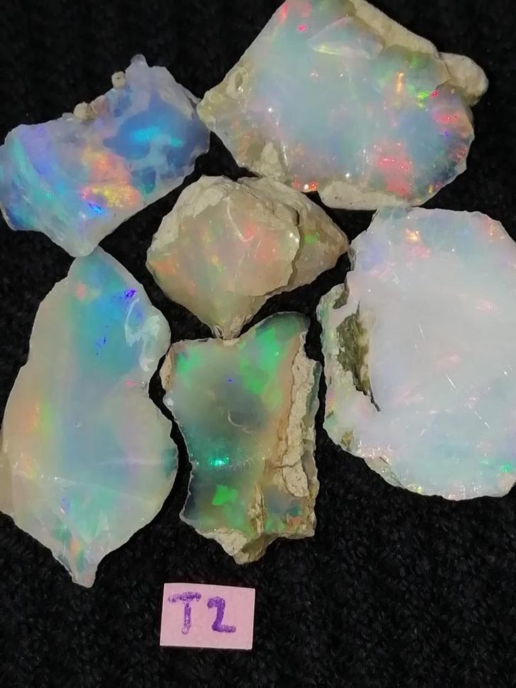 Lot welo opaal, Verzamelen, Mineralen en Fossielen, Ophalen of Verzenden