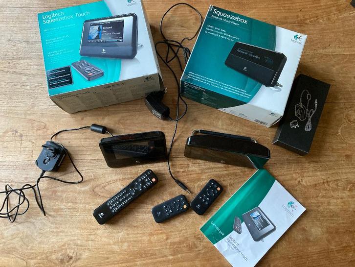 Logitech Squeezebox Classic SB3, Touch en 3 remotes werkend, Audio, Tv en Foto, Mediaspelers, Gebruikt, Zonder harde schijf, USB 2.0