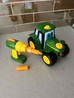 John Deere tractor speelgoed met boormachine, Ophalen of Verzenden, Gebruikt