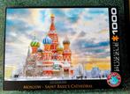 Eurographics legpuzzel Moskou-Saint Basil's Cathedral, Hobby en Vrije tijd, Denksport en Puzzels, Ophalen of Verzenden, 500 t/m 1500 stukjes