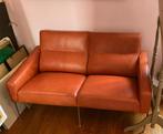 Arne Jacobsen - zetel sofa serie 3300 - editie Fritz Hansen, Huis en Inrichting, Fauteuils, Leer, Gebruikt, 75 tot 100 cm, 100 tot 125 cm