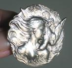 Art Nouveau sjaal clip Sasa gemerkt verzilverd, Sieraden, Tassen en Uiterlijk, Antieke sieraden, Verzenden, Overige materialen
