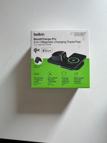 Belkin 2-in-1 charging trvael pad BoostCharge Pro beschikbaar voor biedingen