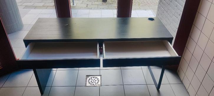 Bureau Micke Ikea 142x50 cm, Huis en Inrichting, Bureaus, Gebruikt, Bureau, Ophalen
