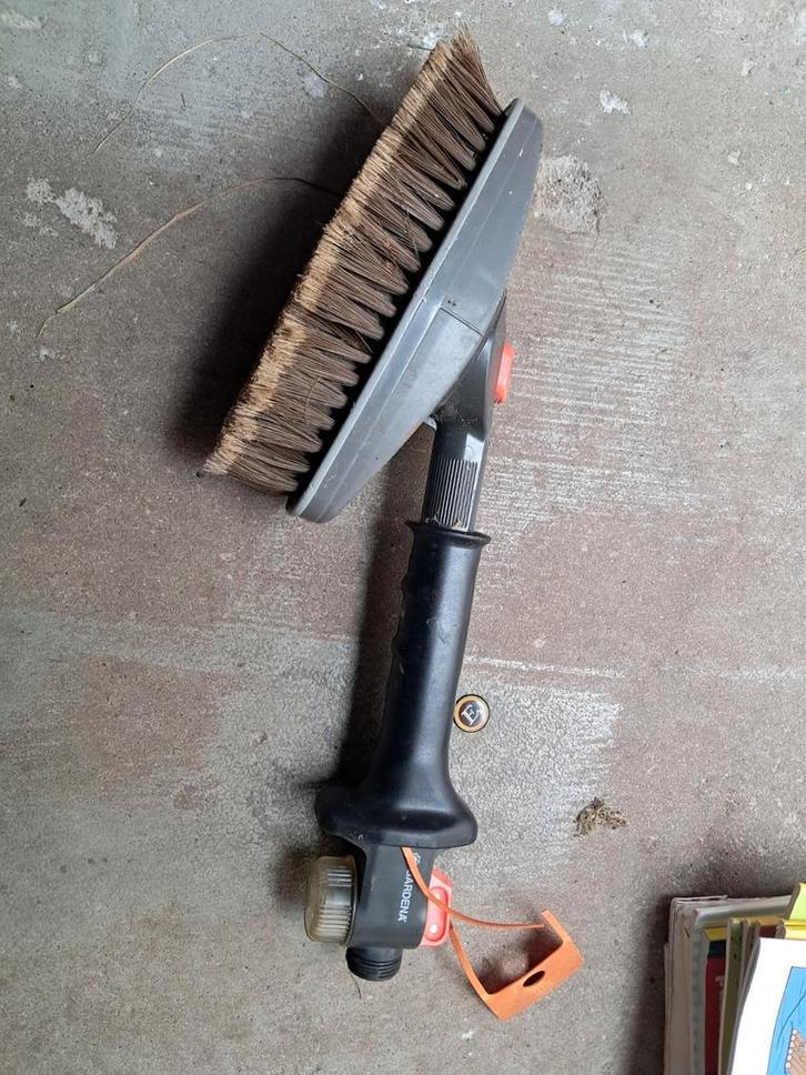 Gardena Wasborstel met Wateraansluiting, Tuin en Terras, Hogedrukreinigers, Gebruikt, Elektrisch, Met regelbare waterdruk, Ophalen of Verzenden