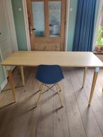 Tafel/bureau Ikea van Bamboe, Huis en Inrichting, Bureaus, Ophalen, Zo goed als nieuw, Bureau