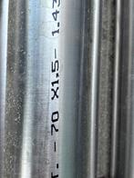 RVS buis 70mm - 6m + 5x 2m, Ophalen, Gebruikt, Overige metalen