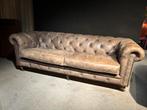 Chesterfield 3 zits Bank industrieel stoer, Eleonora, Gebruikt, Driepersoons, Ophalen of Verzenden