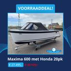 Maxima 600 met Honda 20pk (VOORRAADDEAL 27.495) (bj 2025), Watersport en Boten, Sloepen, Nieuw, Overige brandstoffen, 3 tot 6 meter